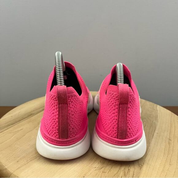 APL TechLoom Bliss Women’s Sz 8 Pink White Shoe Sneaker Knit Athletic Workout - Picture 4 of 8
